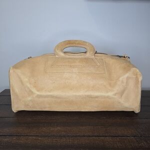Vintage Carriel Yidi Leather Zipper Camera Doctor Duffel Bag Light Brown